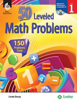 cover image of 50 Leveled Math Problems, Level 1